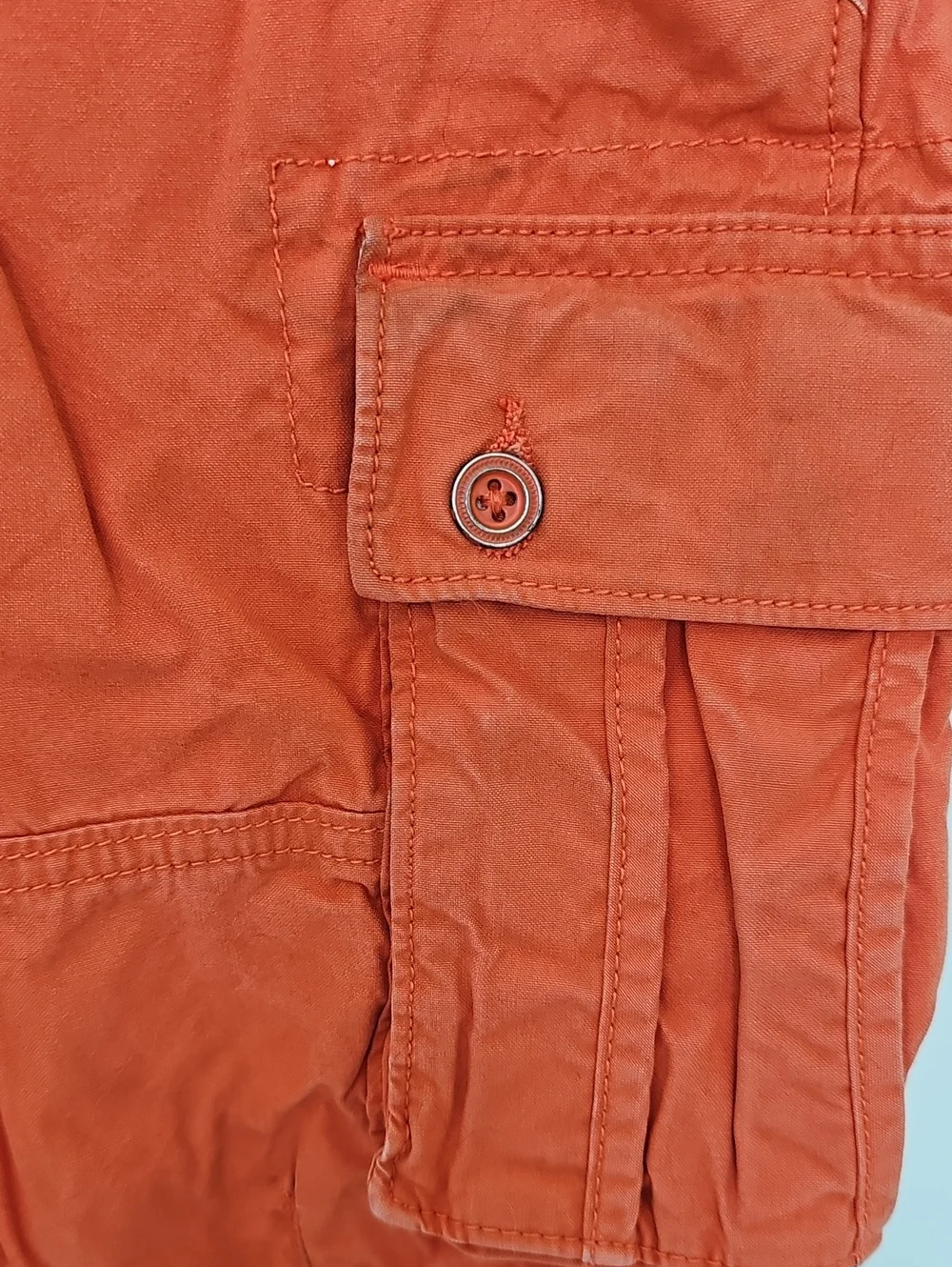 GAP Kids Orange Cargo Shorts Boys Sz 7